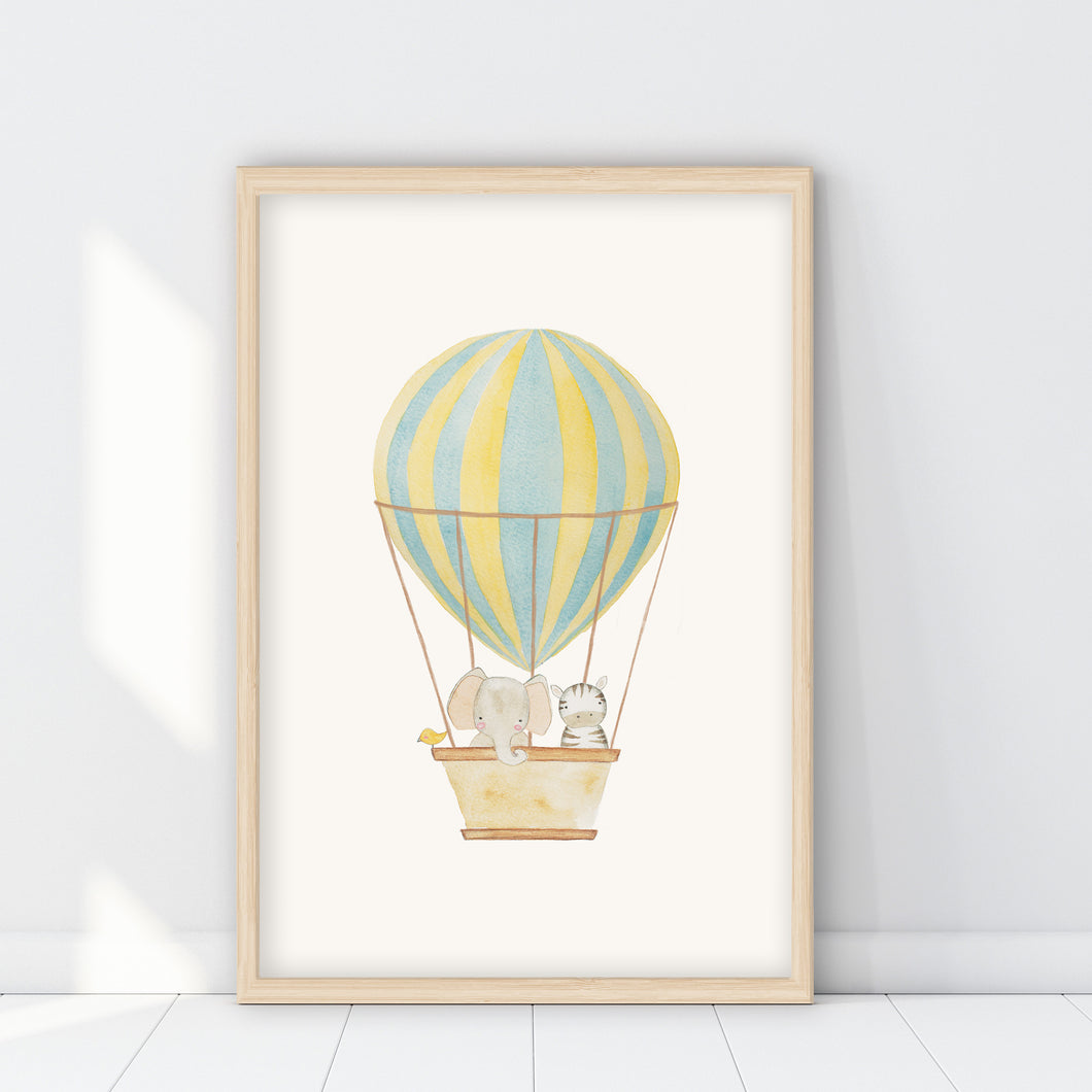 Hot Air Balloon - Safari Animals